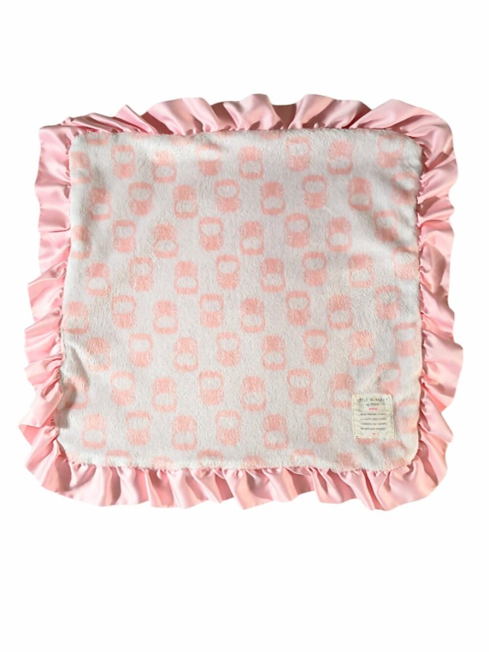 Carter's Child Of Mine Little Blanket Of Mine Owl Pink Minky Lovey 15" x 17"